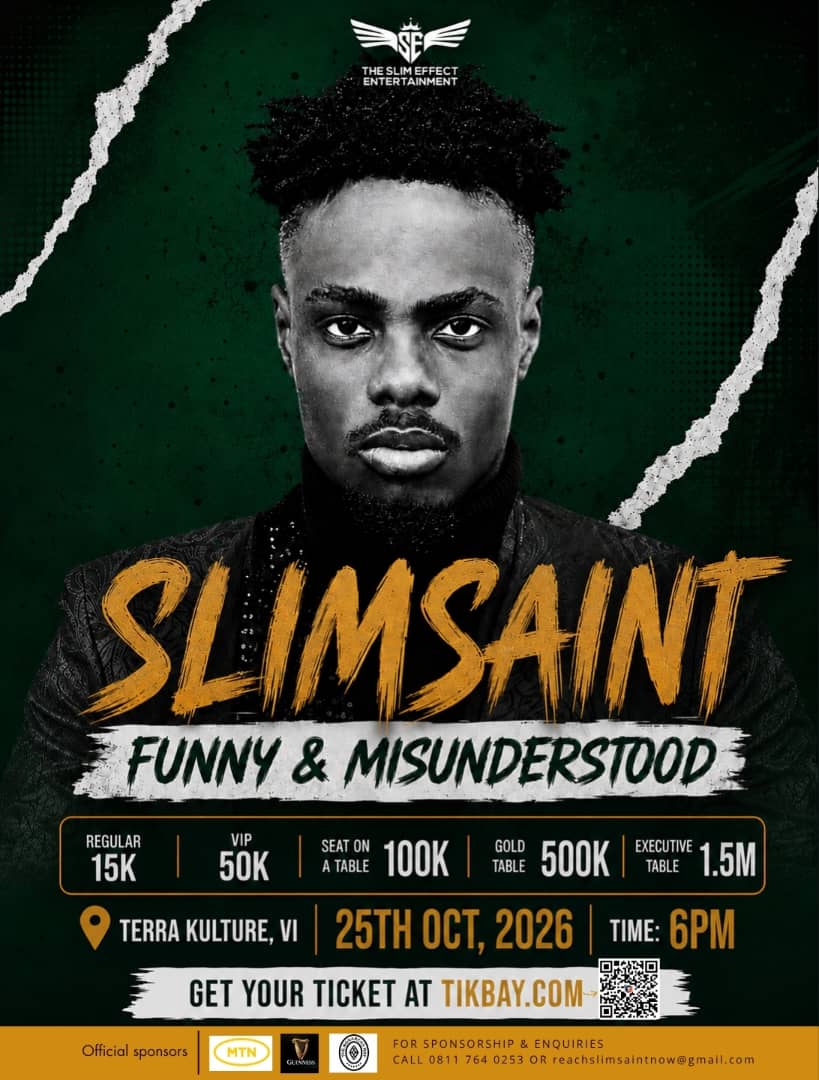 Slim Saint: Funny and Misunderstood — Lagos
