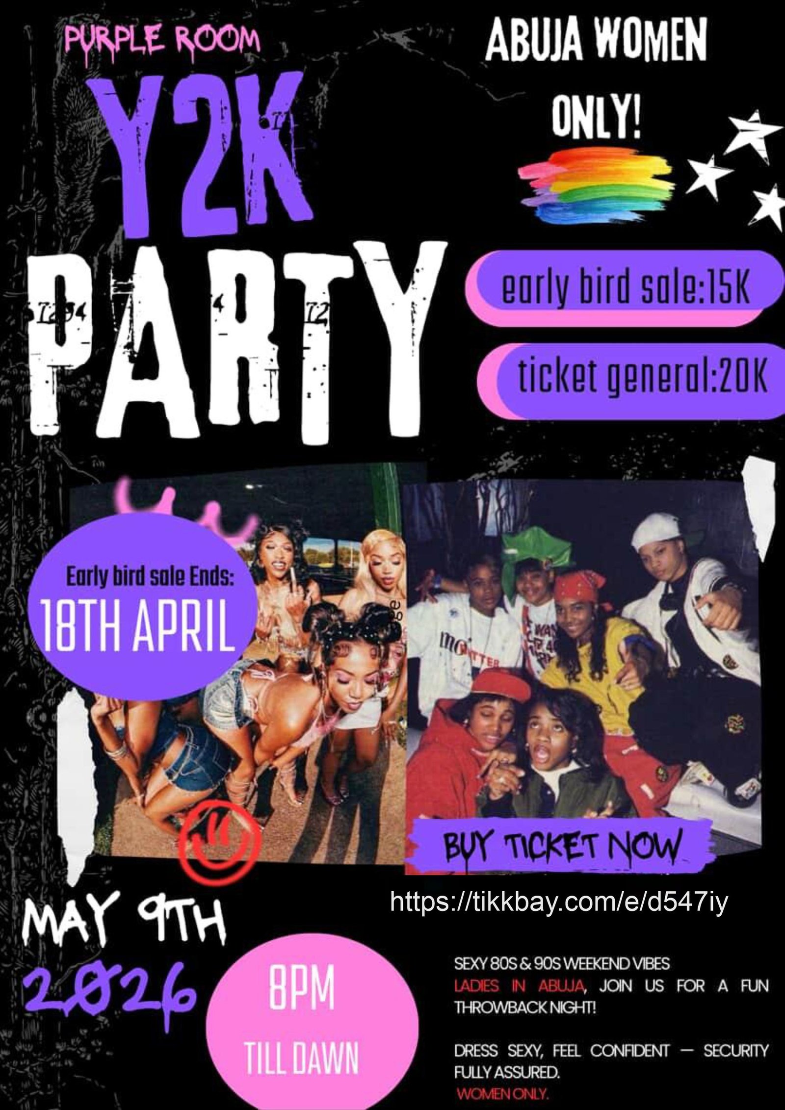 Purple's Room V2.0: Y2K Party