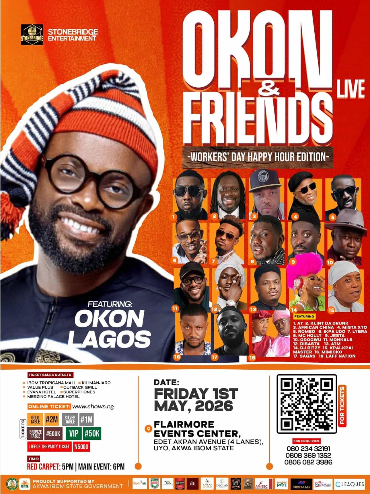 Okon and Friends Live: Workers' Day Happy Hour Edition
