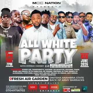 All White Party with HypeMC Chosky 2.0