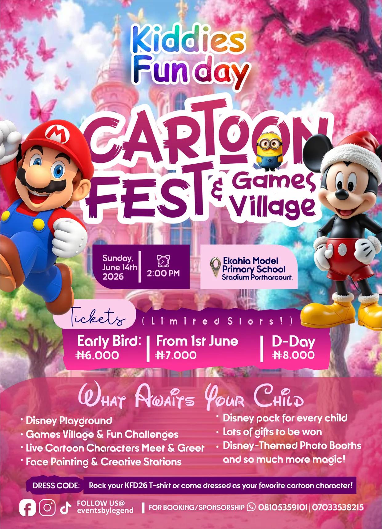 Kiddies Fun Day: Cartoon Fest & Games Village Port Harcourt Edition
