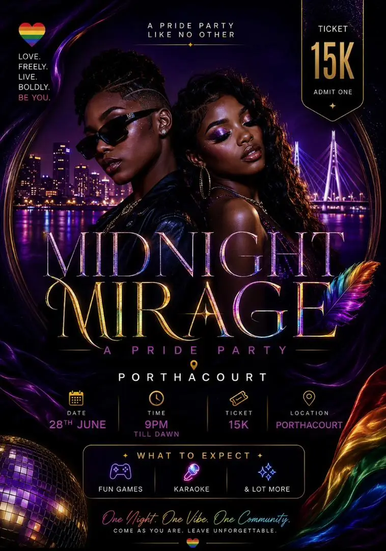Midnight Mirage: A Pride Party in Port Harcourt
