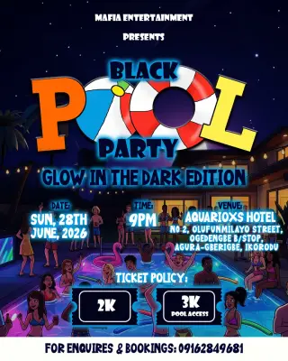 Black Pool Party – Glow in the Dark Edition